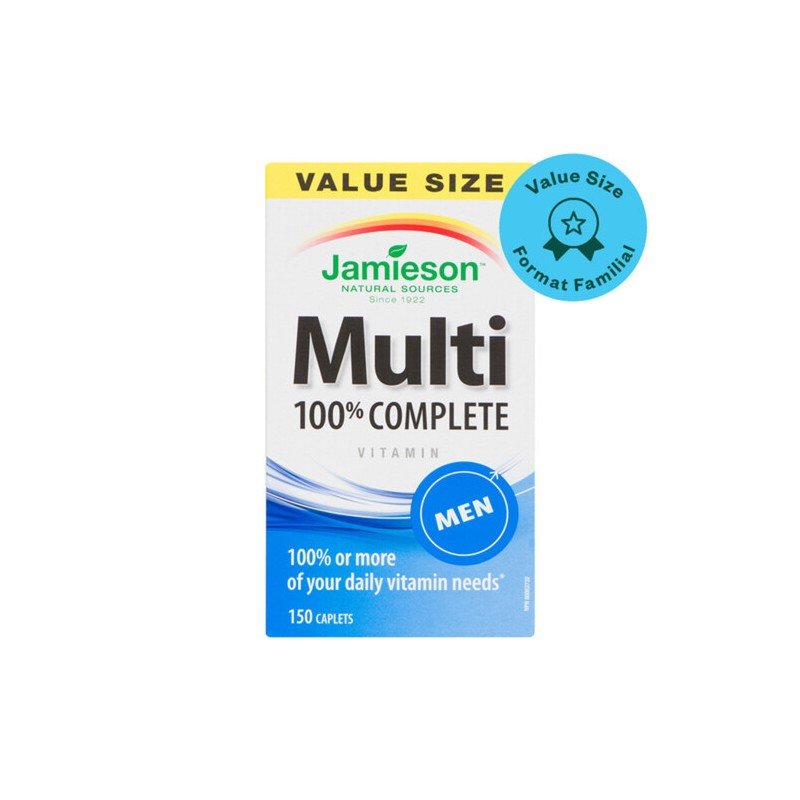 Jamieson Multi 100% Complete Vitamin Men 150 Caplets