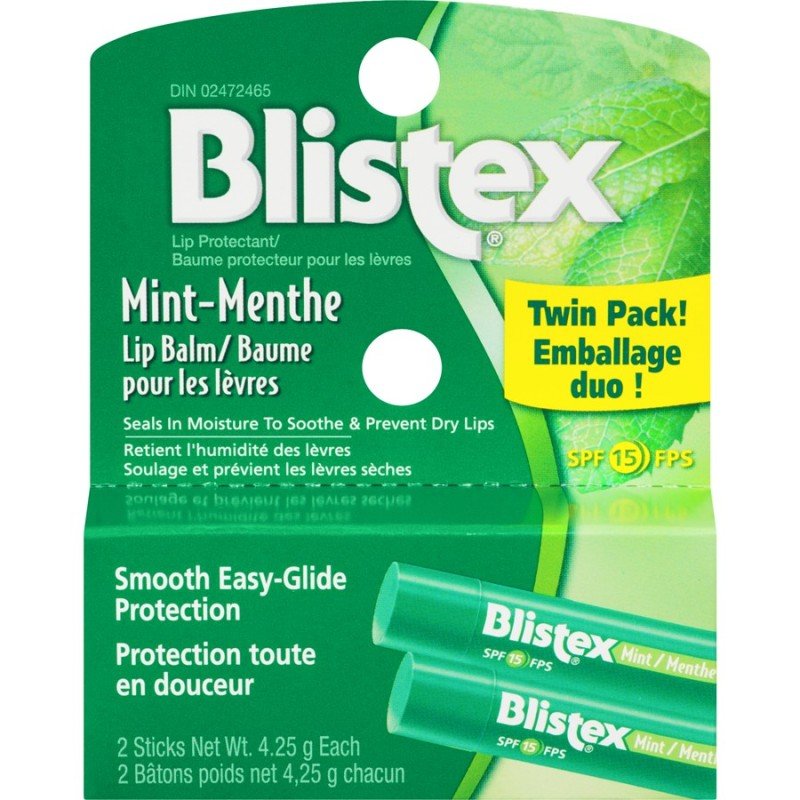 Blistex Mint Lip Balm Twin Pack 2 x 4.25 g
