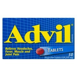 Advil 200 mg Regular Tablets 50's