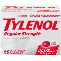 Tylenol Regular Strength eZtabs 120's