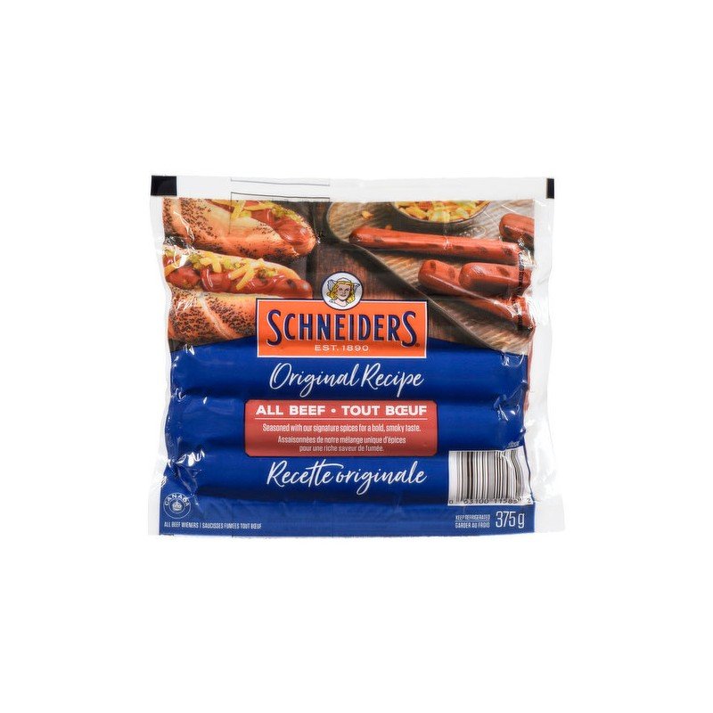Schneiders All Beef Wieners 375 g