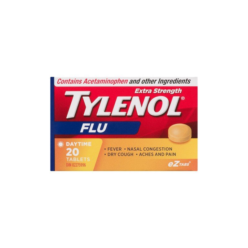Tylenol Extra Strength Flu Day eZtabs Tablets 20's
