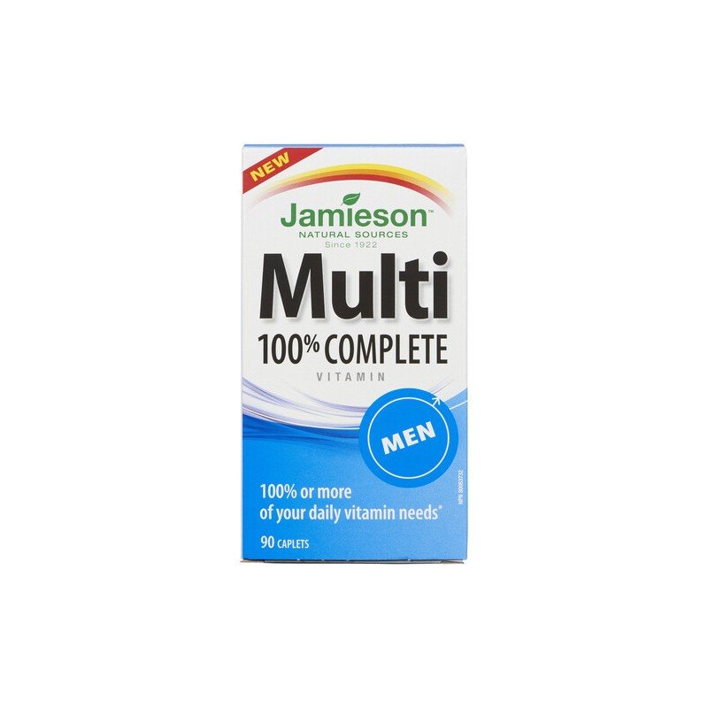 Jamieson Multi 100% Complete Vitamin Men Caplets 90's
