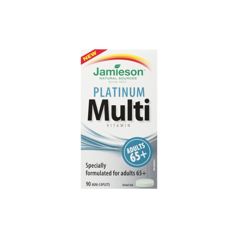 Jamieson Platinum Multi Vitamin Adults 65+ Mini Caplets 90’s