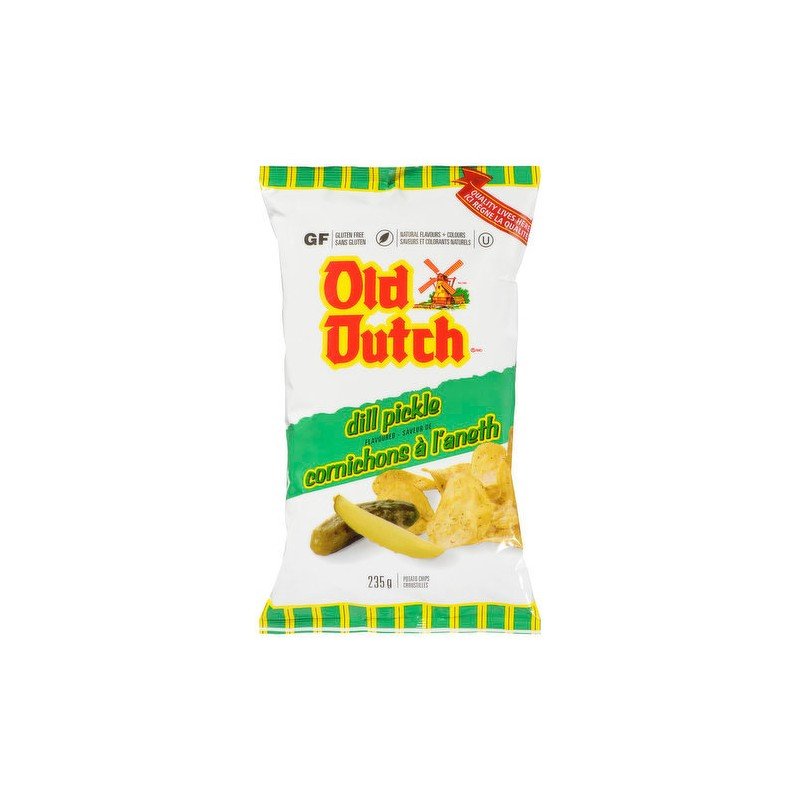 Old Dutch Potato Chips Dill Pickle 235 g