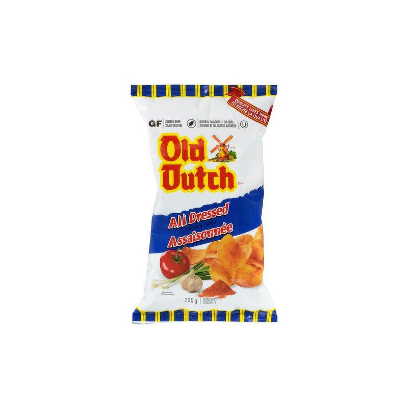 Old Dutch Potato Chips All Dressed 235 g