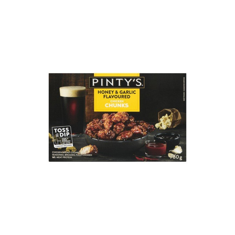 Pinty's Toss and Dip Honey & Garlic Flavoured Chicken Chunks 780 g