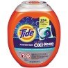 Tide Pods Laundry Detergent Power Pods Ultra Oxi with Odor Eliminators 63’s