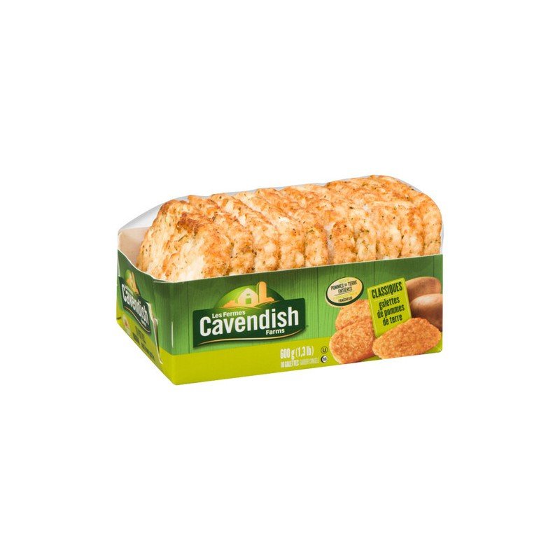 Cavendish Farms Potato Patties Original 600 g