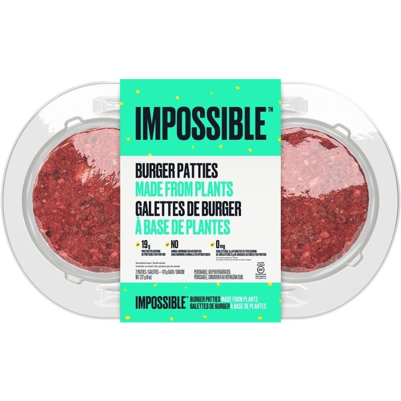 Impossible Foods Burger Patties 227 g