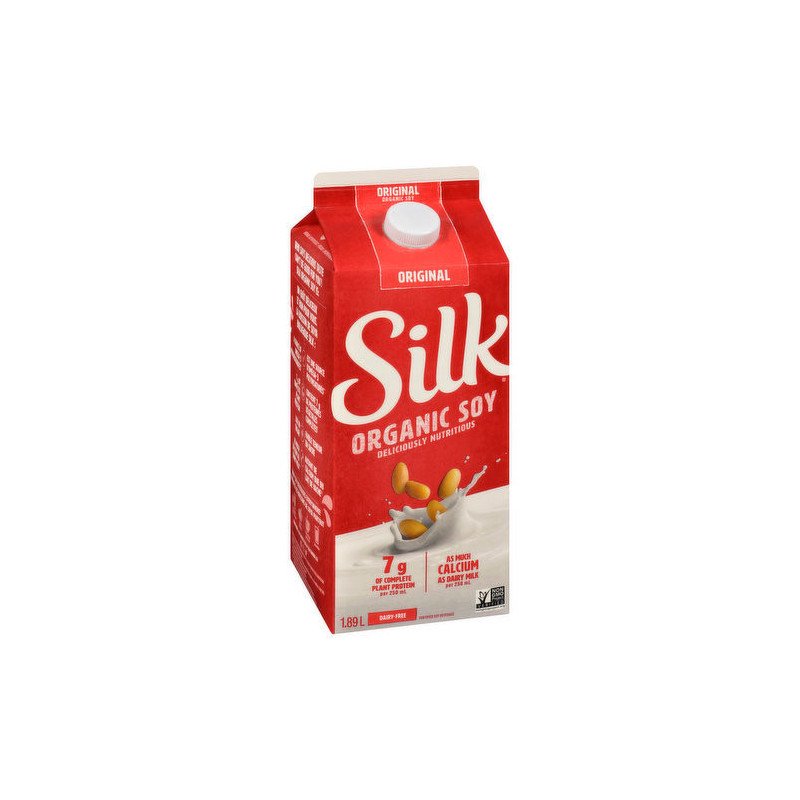 Silk Organic Soy Beverage Original 1.89 L
