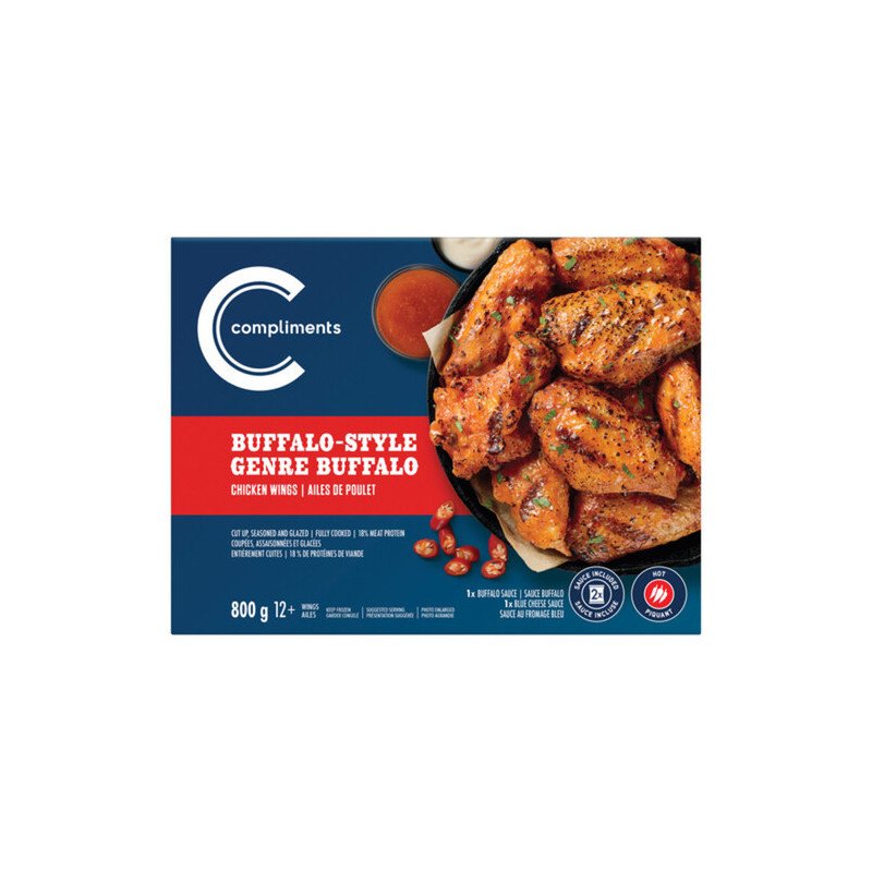 Compliments Buffalo Style Chicken Wings 800 g