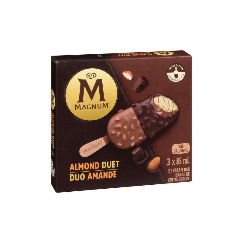 Magnum Ice Cream Bars Chocolate Duet 3 x 85 ml