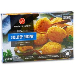 Western Family Lollipop Shrimp 200 g