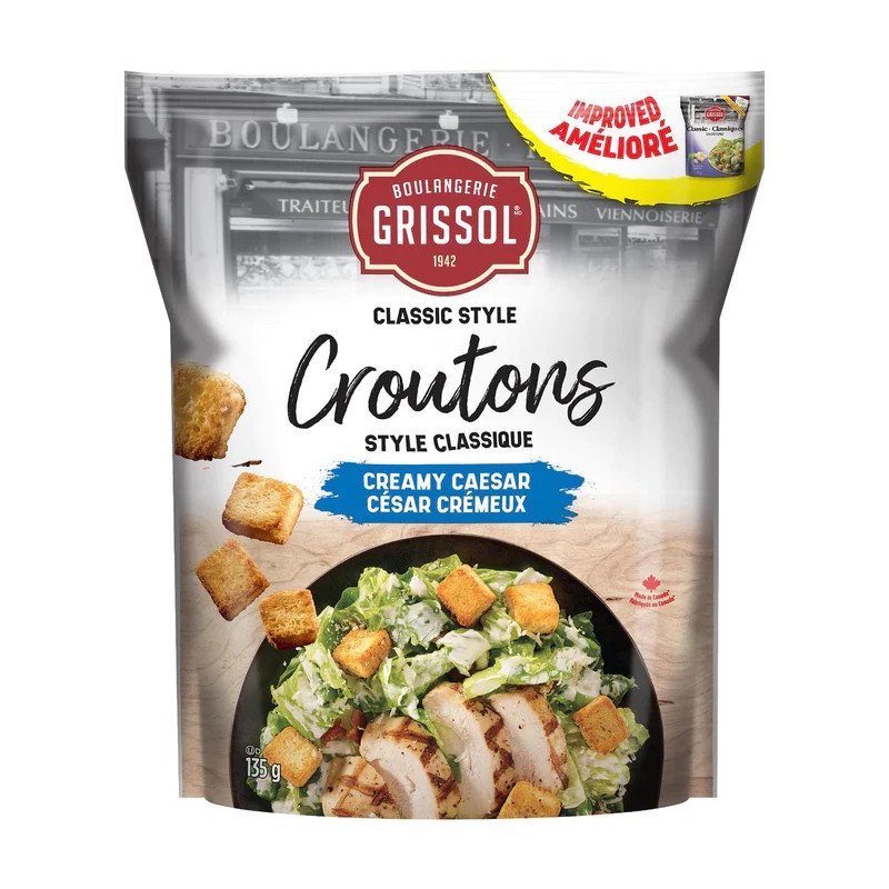 Grissol Classic Style Croutons Creamy Caesar 135 g