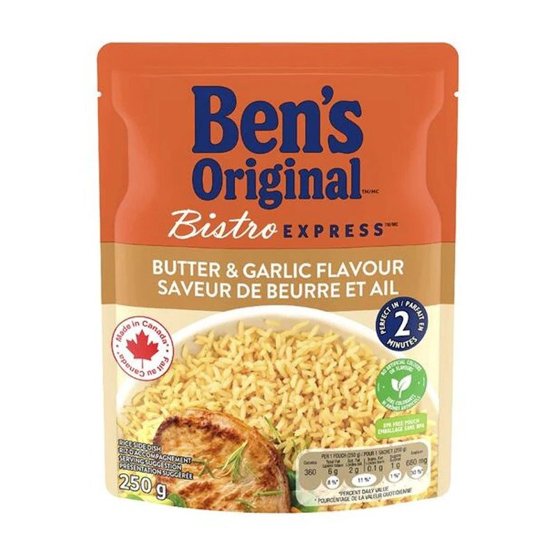 Ben’s Original Bistro Express Butter & Garlic Flavour 250 g