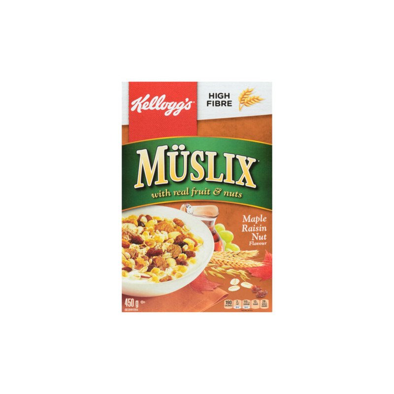 Kellogg's Muslix Maple Raisin Nut 450 g