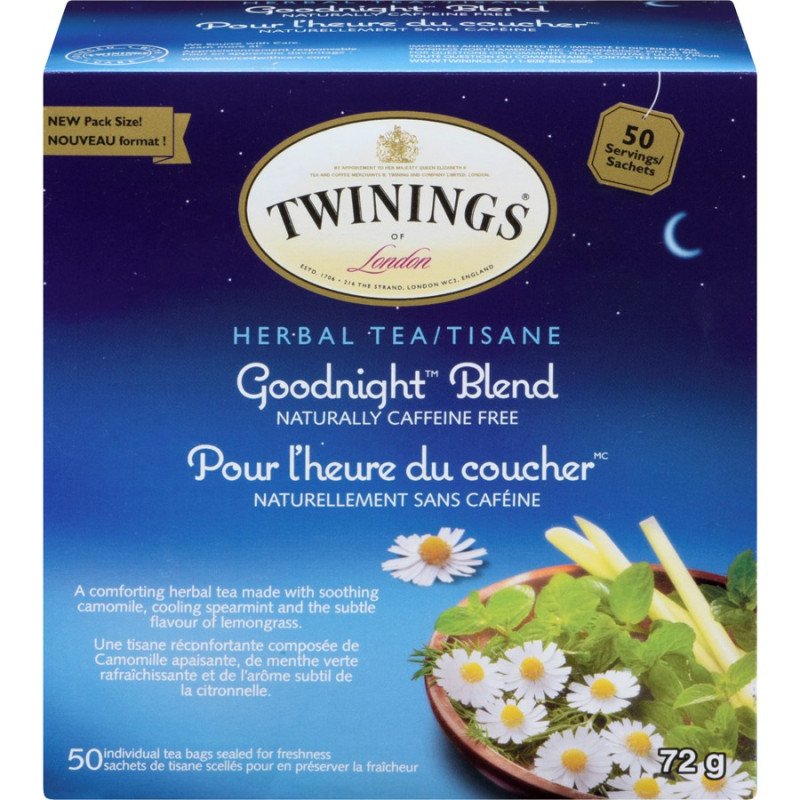 Twinings Herbal Tea Goodnight Blend 50’s