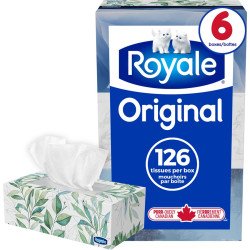 Royale Facial Original Tissue Multipack 2-Ply 6 x 126's