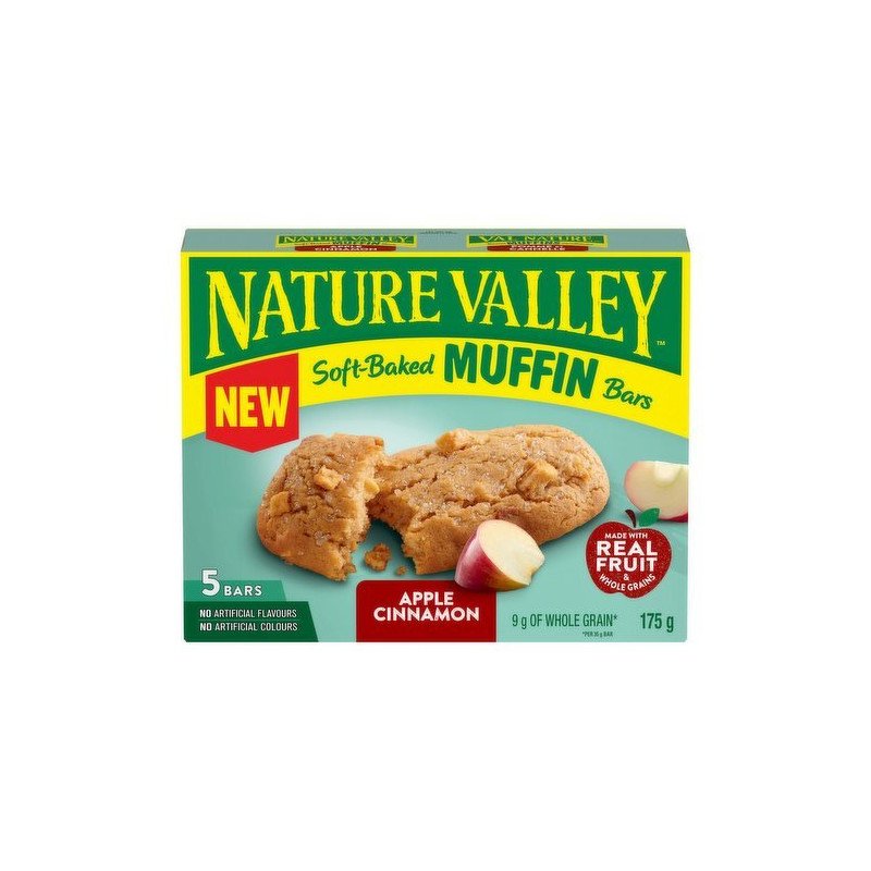 Nature Valley Soft-Baked Muffin Bars Apple Cinnamon 175 g