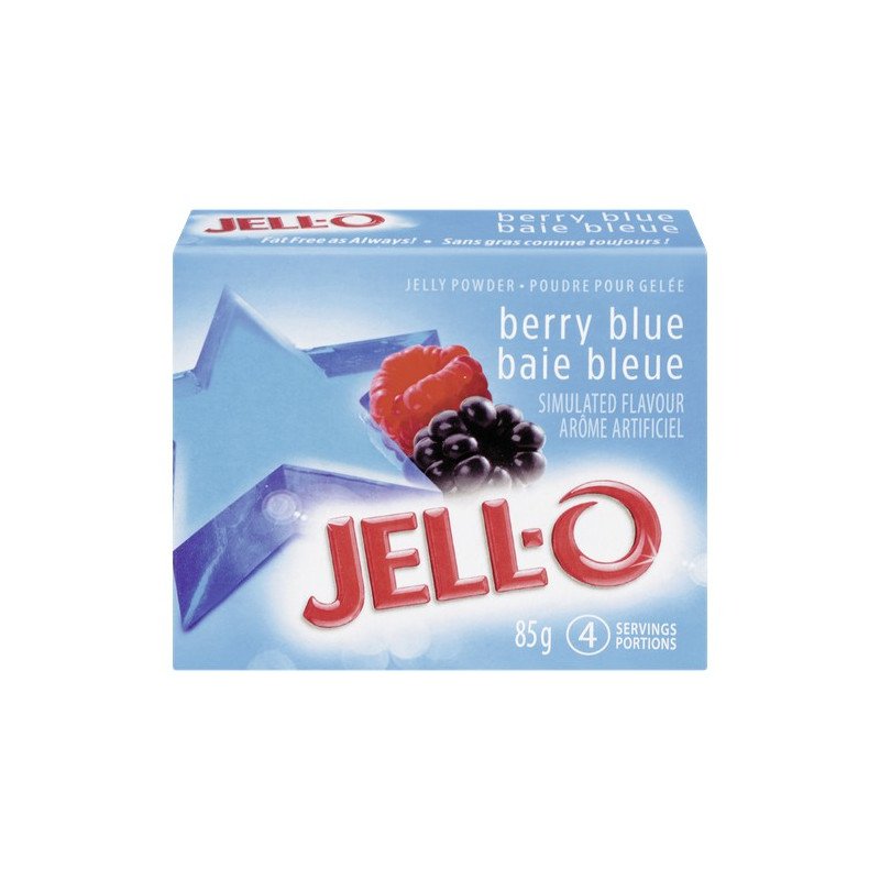 Jell-O Jelly Powder Berry Blue 85 g