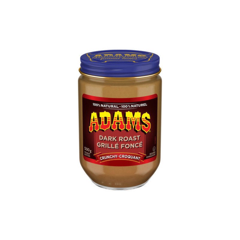 Adams Peanut Butter Dark Roast Crunchy 500 g