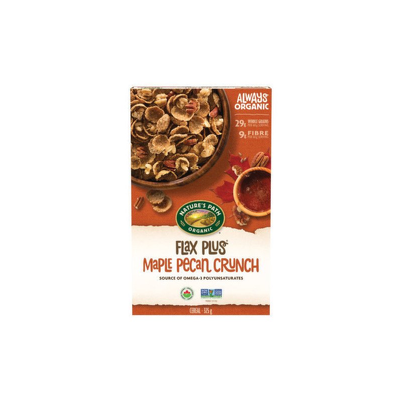 Nature’s Path Organic Cereal Flax Plus Maple Pecan Crunch 325 g