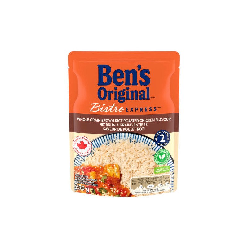Ben’s Original Bistro Express Whole Grain Brown Rice Roasted Chicken Flavour 250 g