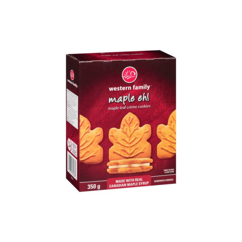 Western Family Maple eh! Cookies 350 g