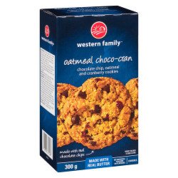 Western Family Oatmeal Choco-Cran Cookies 300 g