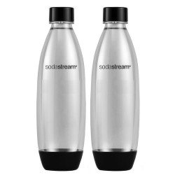 Sodastream Fuse Carbonating Bottle Black 1 L 2’s