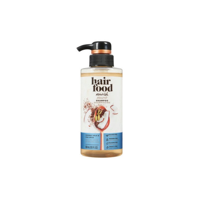 Hair Food Sulfate Free Nourishing Shampoo Coconut Milk & Chai Spice 300 ml