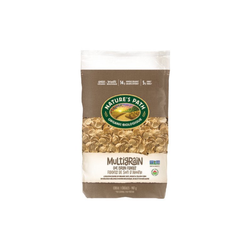 Nature's Path Eco Pac Organic Multigrain Bran Flakes Cereal 907 g