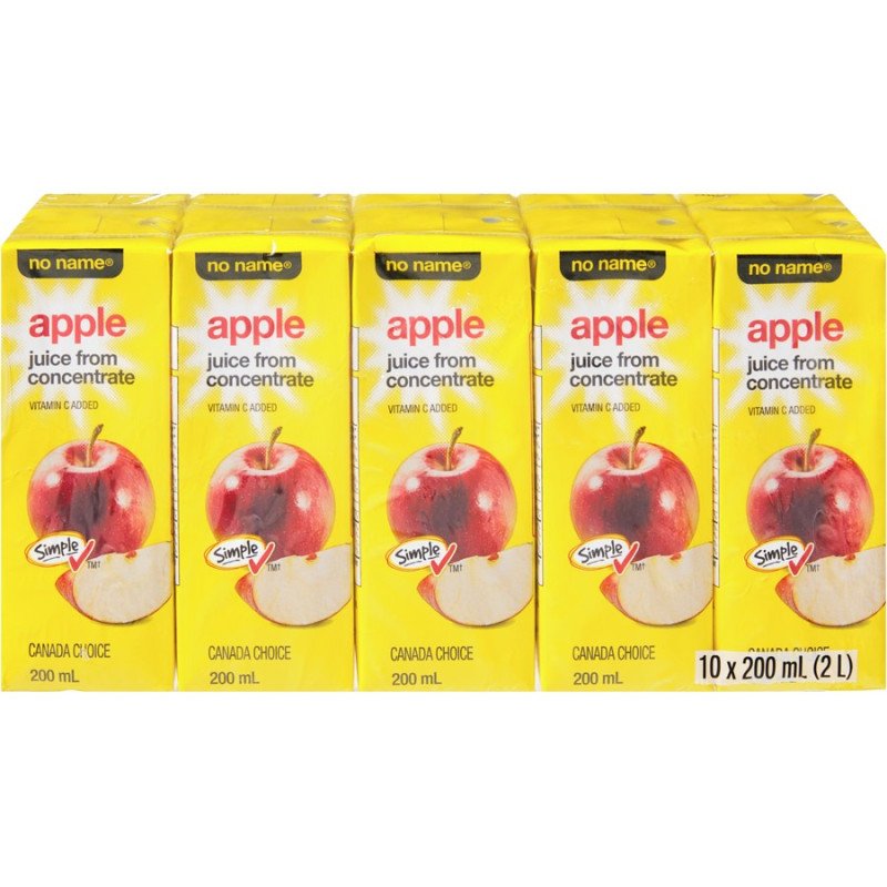 No Name Apple Juice 10 x 200 ml