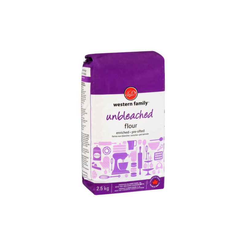 Western Family Unbleached All Purpose Flour 2.5 kg