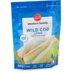 Western Family Cod Loins 568 g