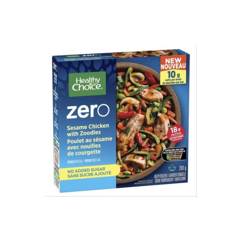 Healthy Choice Zero Sesame Chicken with Zoodles No Added Sugar 269 g