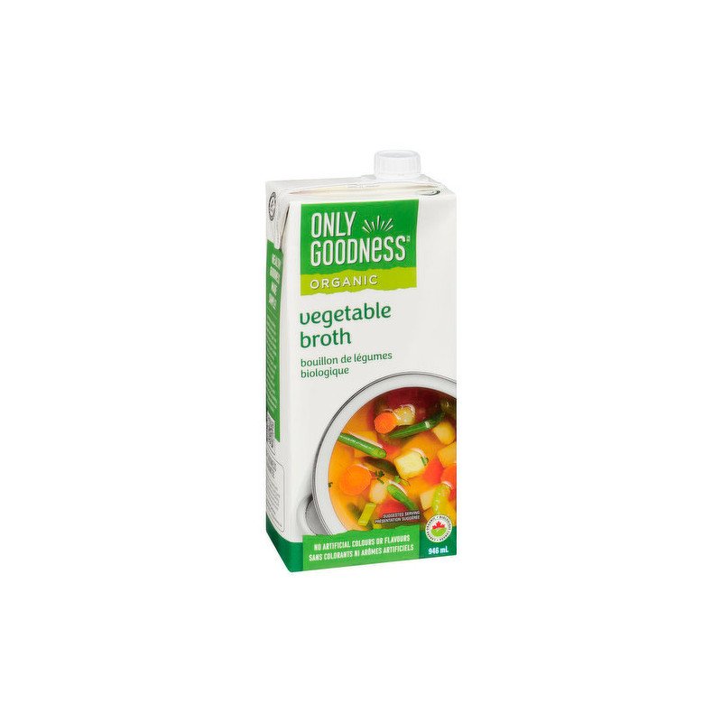 Only Goodness Organic Vegetable Broth 946 ml
