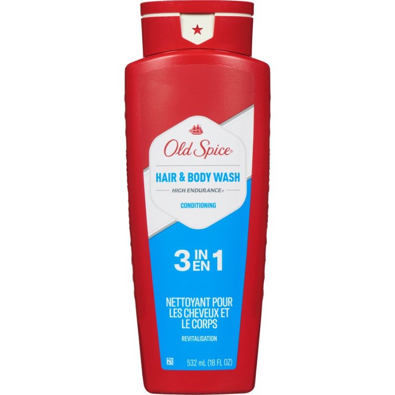 Old Spice Hair & Body Wash 3-in-1 High Endurance Conditioning 532 ml