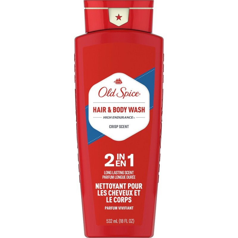 Old Spice Hair & Body Wash High Endurance Crisp Scent 532 ml