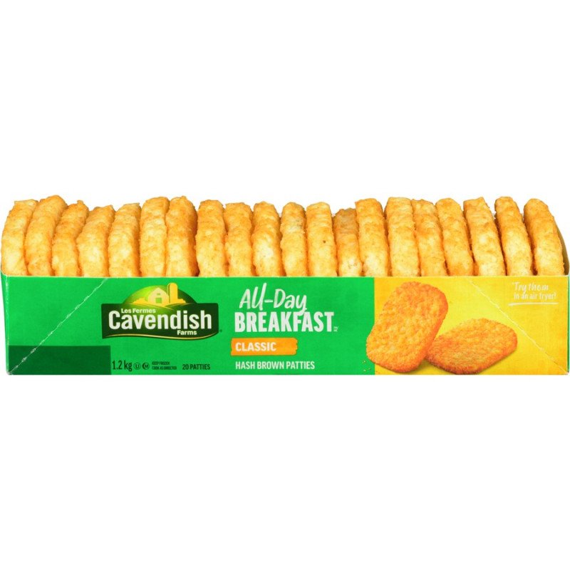 Cavendish Farms Potato Patties Original 1.2 kg