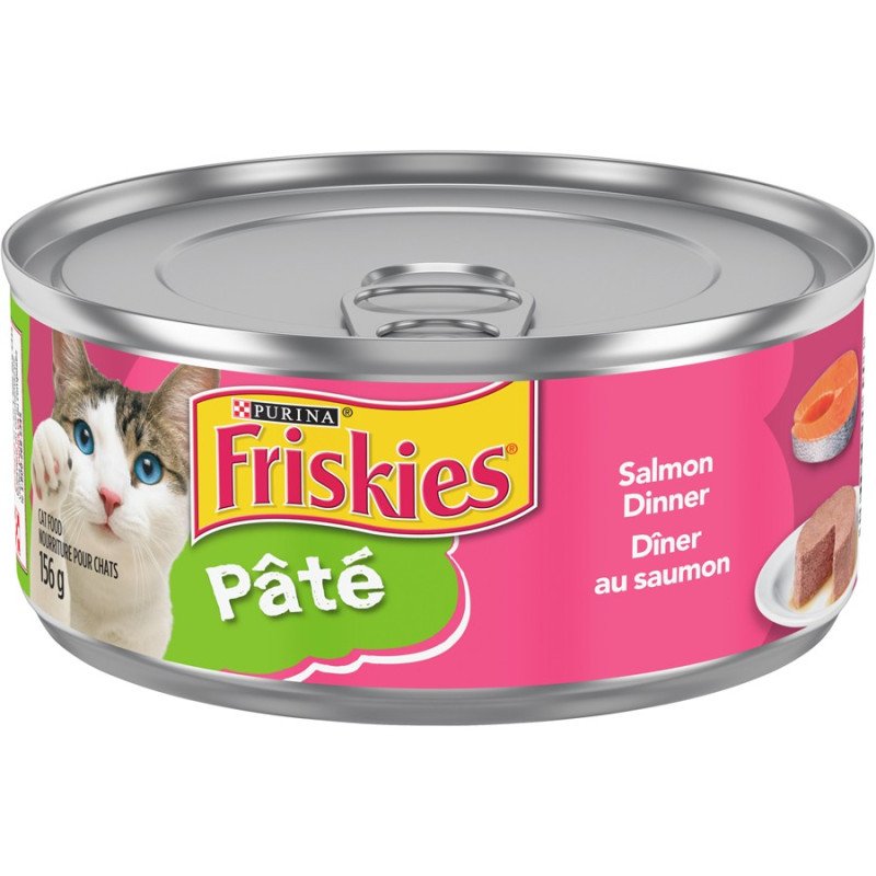 Friskies Cat Food Pate Salmon Dinner 156 g