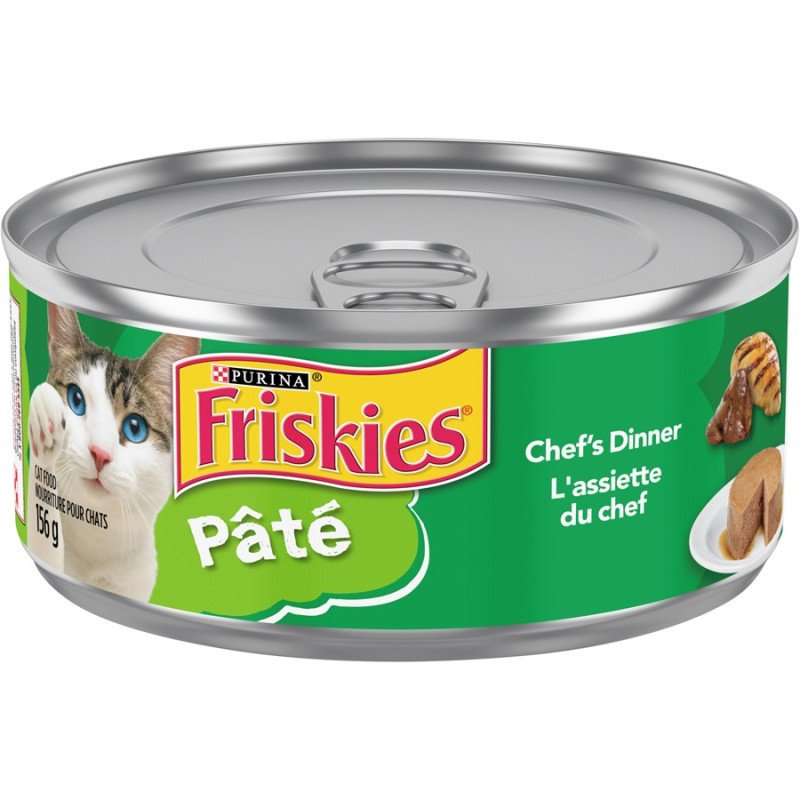 Friskies Cat Food Pate Chef's Dinner 156 g
