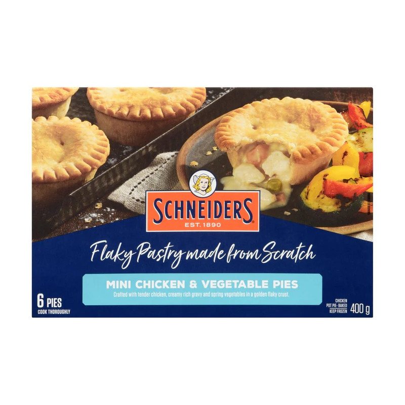 Schneiders Mini Chicken & Vegetable Meat Pie 400 g