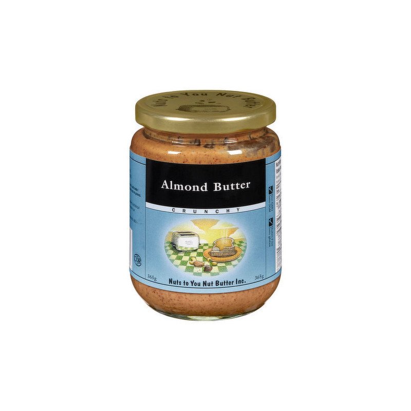 Nuts To You Crunchy Almond Butter 365 g