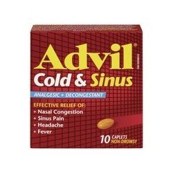 Advil Cold & Sinus Caplets 10's