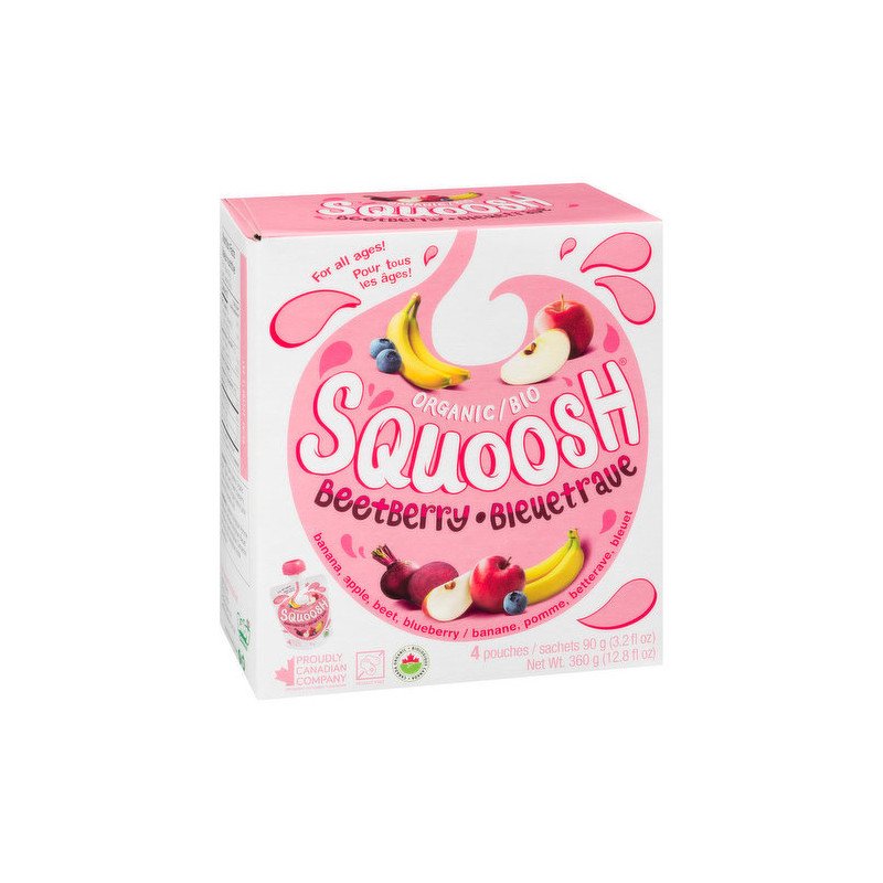 Kids Gourmet Organic Squoosh Beetberry 4 x 90 g