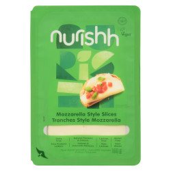 Nurishh Plant Based Mozzarella Style Slices 160 g