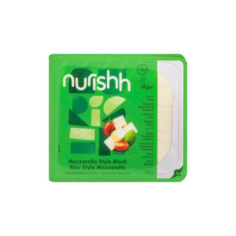 Nurishh Plant Based Mozzarella Style Block 200 G