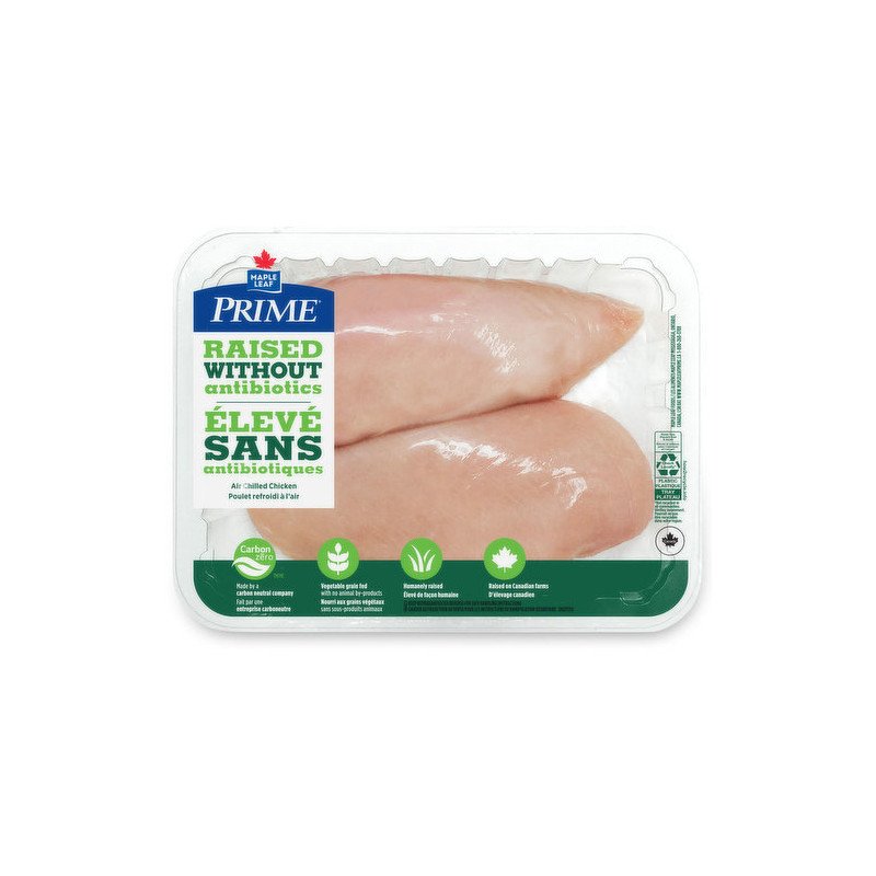 Maple Leaf Prime RWA Chicken Breast Boneless Skinless